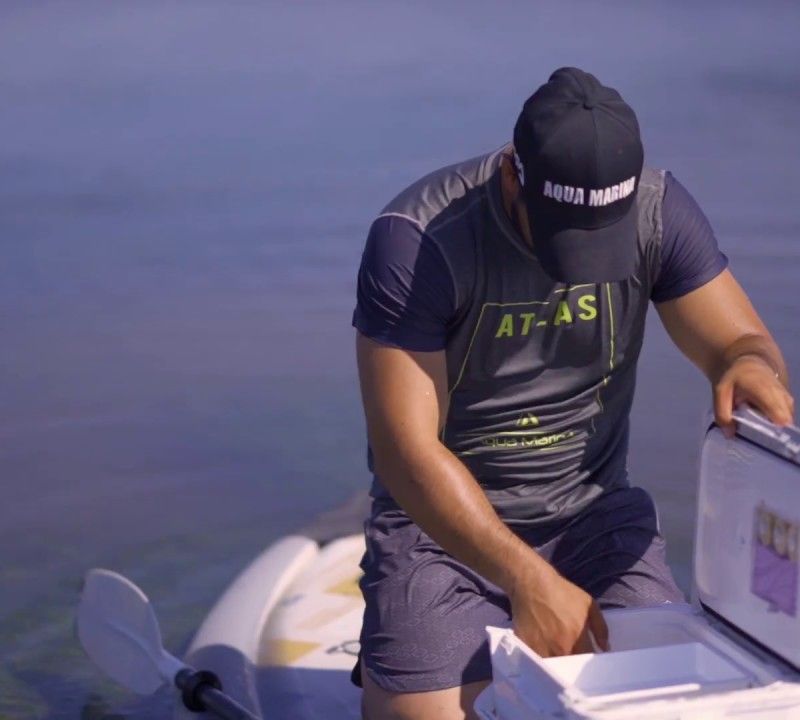 Deska SUP Aqua Marina Drift Fishing 3.3m beżowa BT-20DRP 13