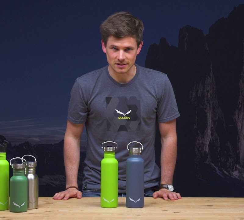 Salewa Aurino BTL стоманена бутилка 750 мл черна 00-0000000514 6