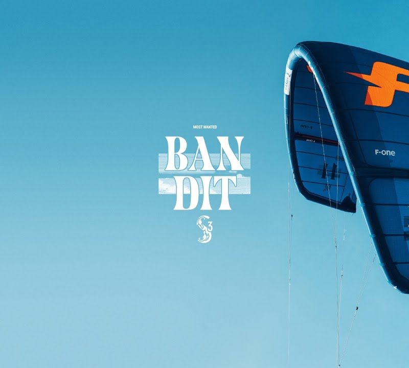 F-ONE Bandit S3 хвърчило flame/glacier 5
