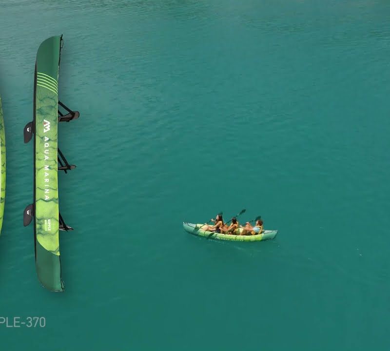 Aqua Marina Ripple Recreational Canoe 12'2" Надуваем каяк за 3 човека 21