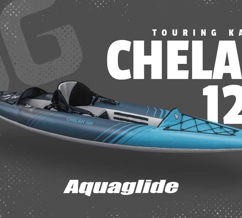Aquaglide Chelan 120 blue 584121104 Надуваем каяк за 1 човек 9