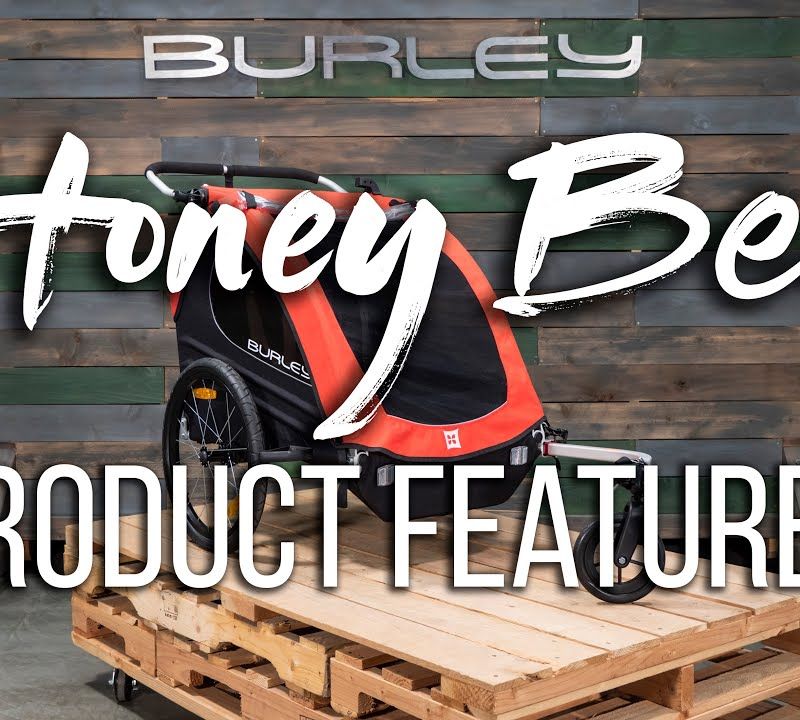 Burley Honey Bee двойно ремарке за велосипед червено BU-949209 16