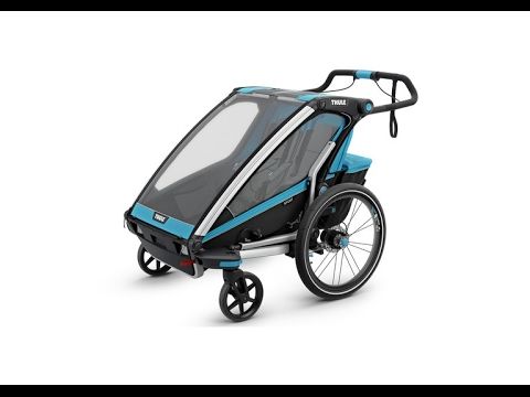 Thule Chariot Sport двойно ремарке за велосипед черно 10201023 11