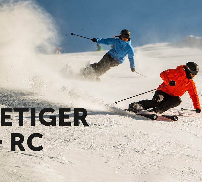 Völkl Racetiger SC Yellow + vMotion 10 GW жълто-черни ски за спускане 12