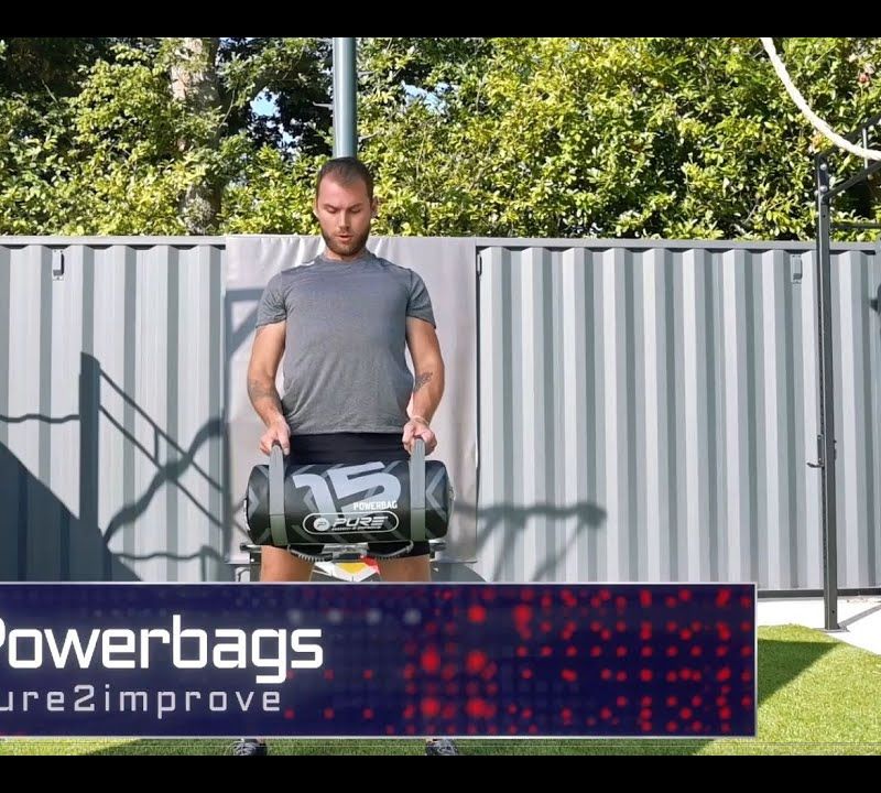 25 кг торба за тренировки Pure2Improve Power Bag лилава P2I202260 6