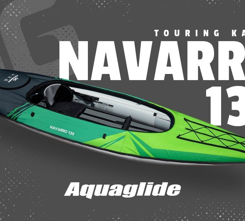 Aquaglide Navarro 130 надуваем каяк за 1 човек 10