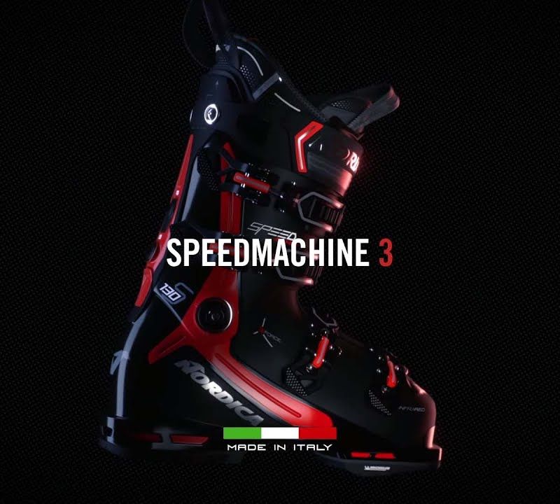 Мъжки ски обувки Nordica Speedmachine 3 130 GW black/red/anthracite 10