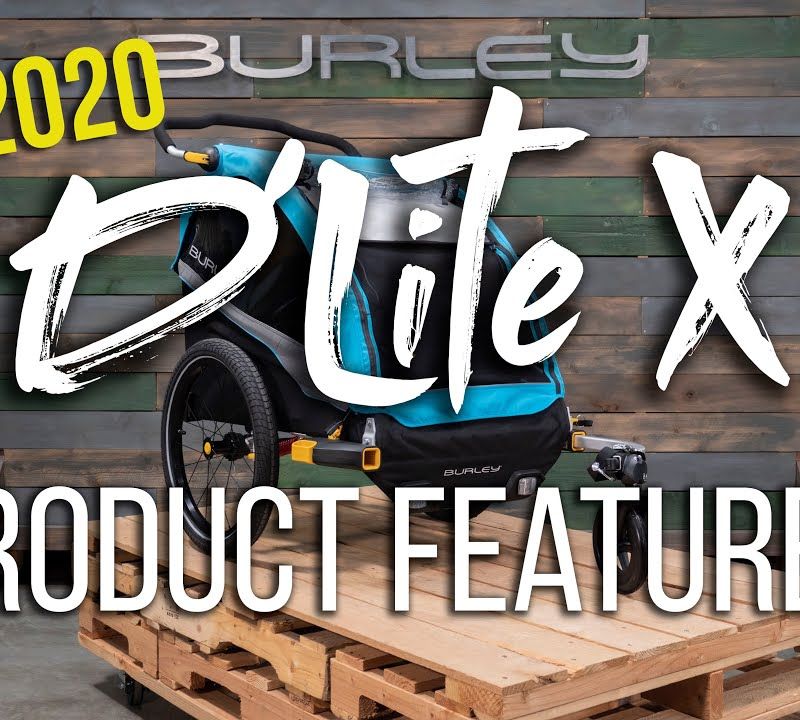 Ремарке за велосипед Burley D'Lite X синьо BU-938102 15