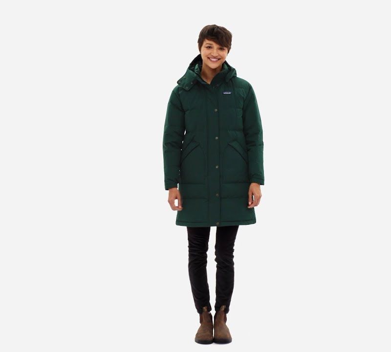 Дамски панталон Patagonia Downdrift Parka nouveau green 11