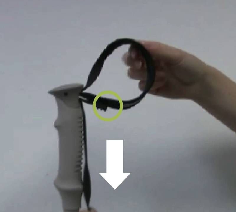 Ски палки Komperdell Alpine Schnapsstock черни/червени 9