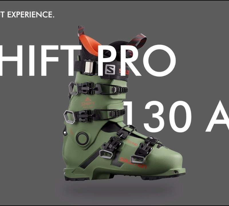 Мъжки ски обувки Salomon Shift Pro 100 AT oil green/solar power 12