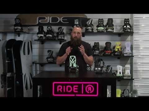 Обвързване за сноуборд RIDE A-4 green 12E1006.1.3 5