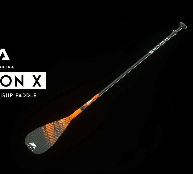 Aqua Marina CARBON X 3 части SUP гребло черно/оранжево B0303016 8