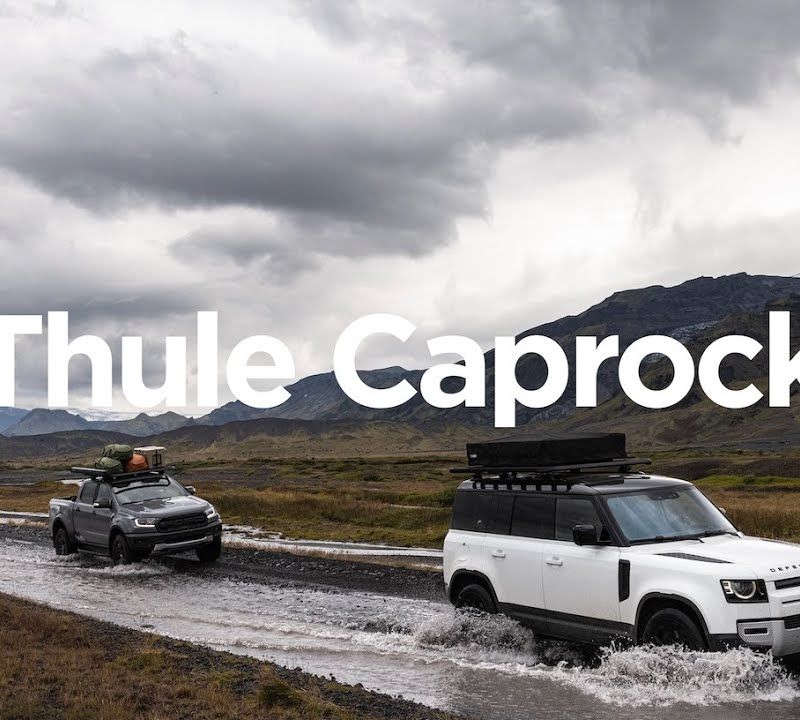 Платформа за велосипеди Thule Caprock на покрива, черна 611002 3