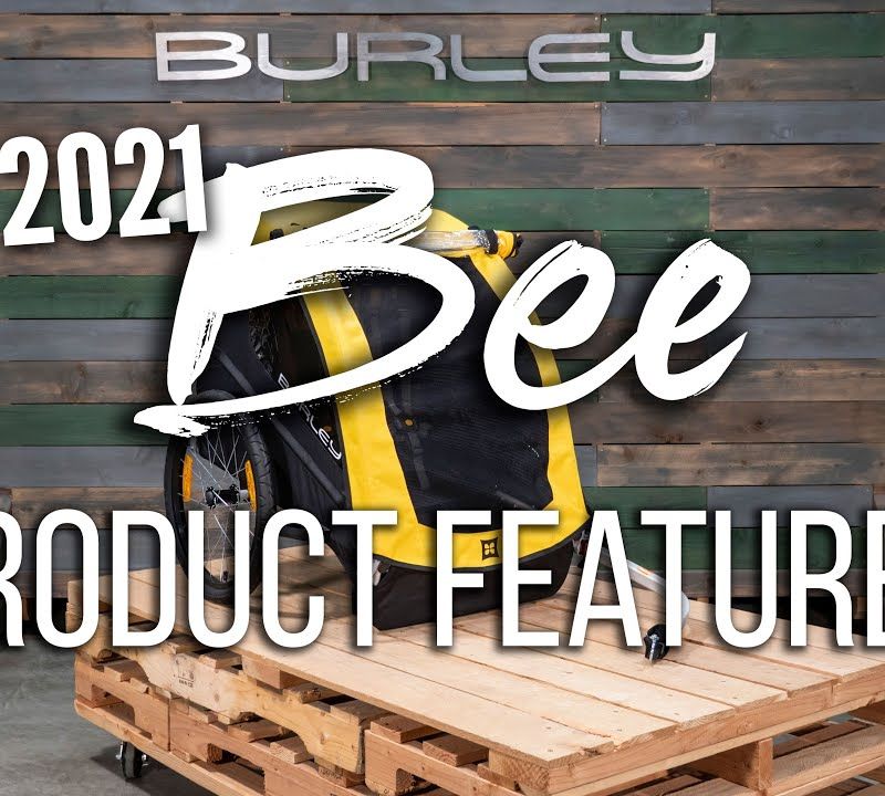 Burley Bee Двойно ремарке за велосипед жълто BU-946206 18