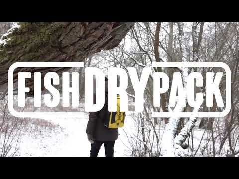 FishDryPack Explorer 40 л водоустойчива раница жълта 11