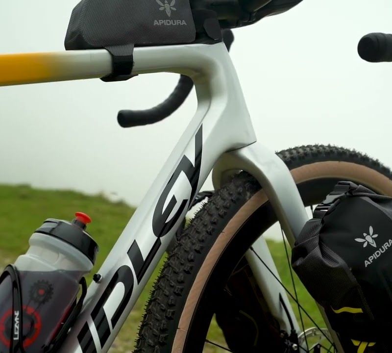 Ridley Kanzo C ADV GRX800 велосипед за чакъл дънки син металик/лимонено зелено 3