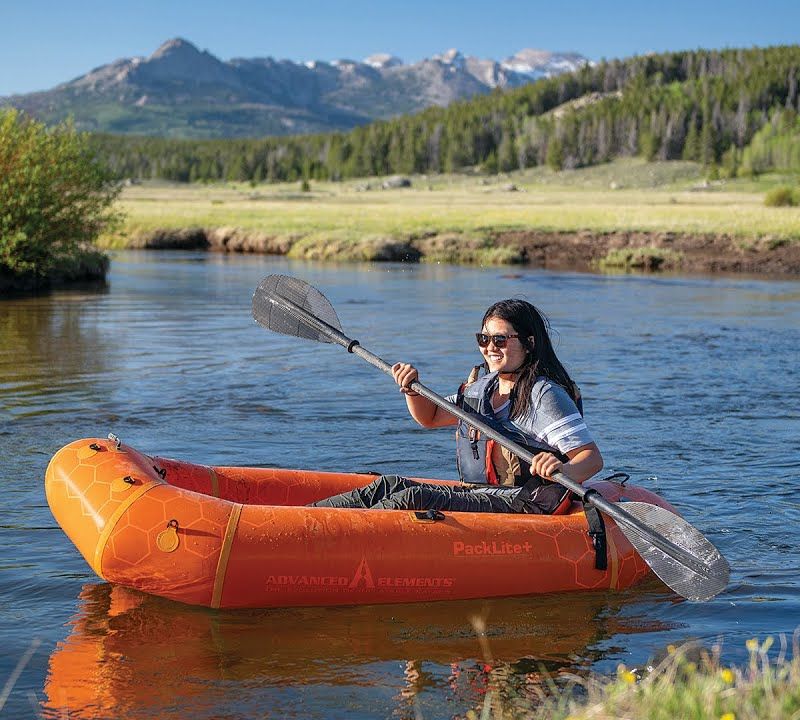 Advanced Elements Packlite+ PackRaft оранжев понтон за 1 човек 7