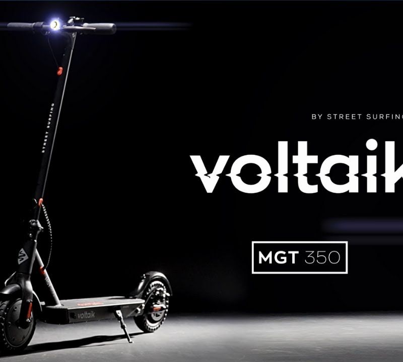 Street Surfing Voltaik Mgt 350 електрически скутер черен 10