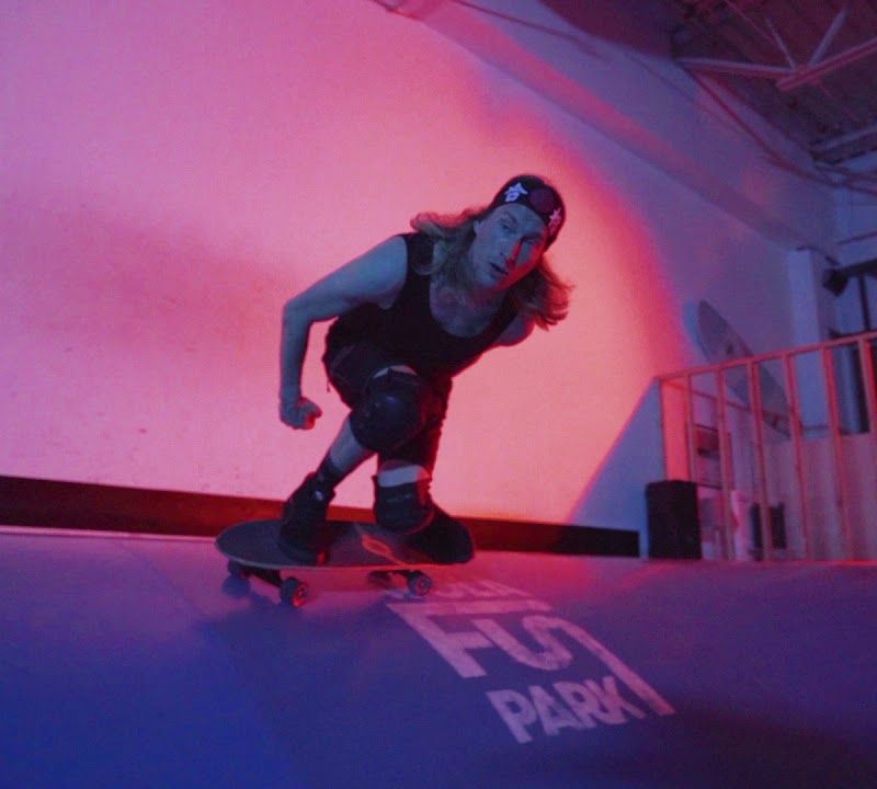Surfskate скейтборд CUTBACK Blue Wave blue 11