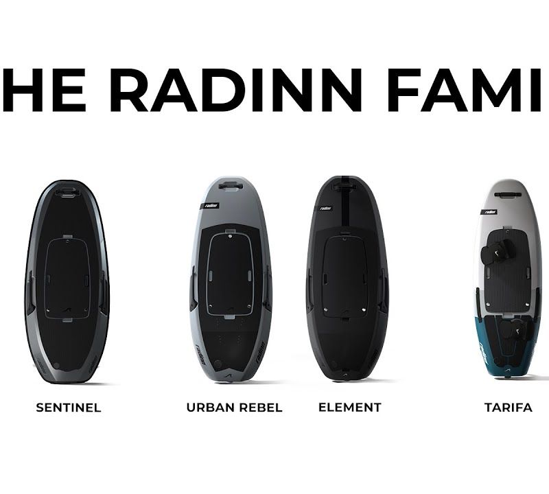 Електрическа дъска Radinn Freeride Element B kit G3 STD + EXT батерия черна 17