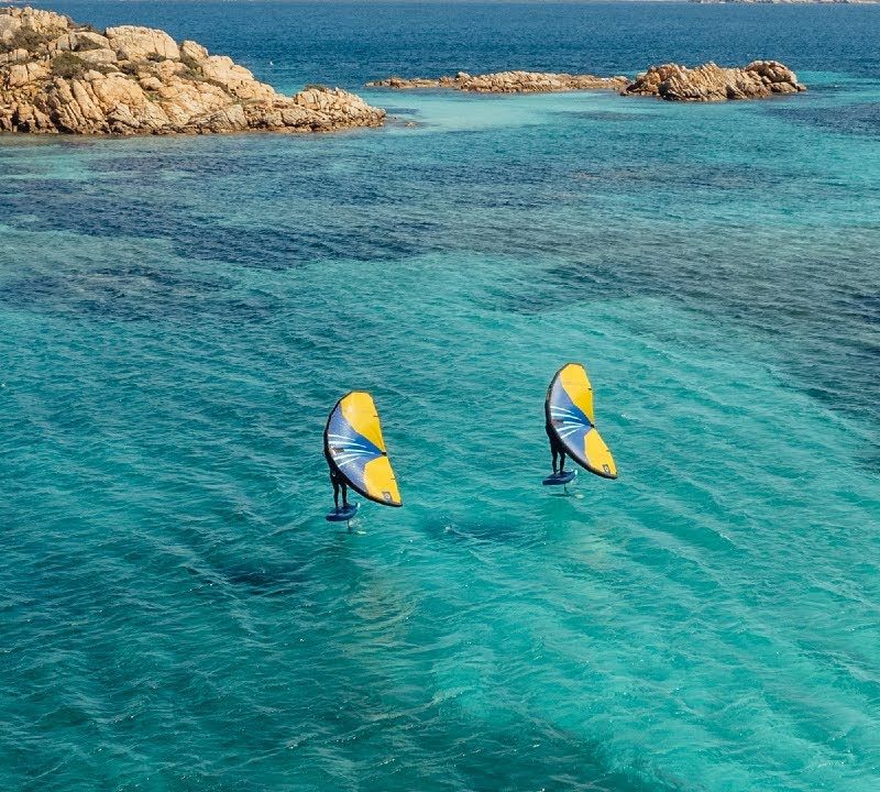 Дъска за криле и подводни криле Unifiber Impulse 5'4 морско синьо UF900180120 22