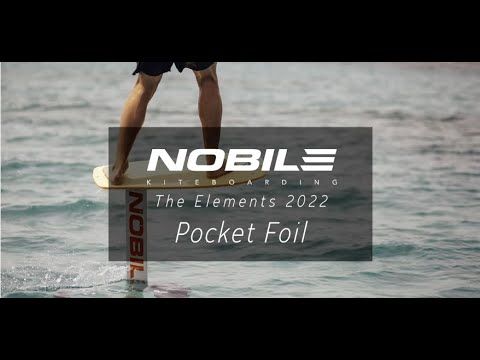 Деска за кайтсърфинг + хидрофолио Nobile Pocket Skim Zen Foil Freeride G10 19