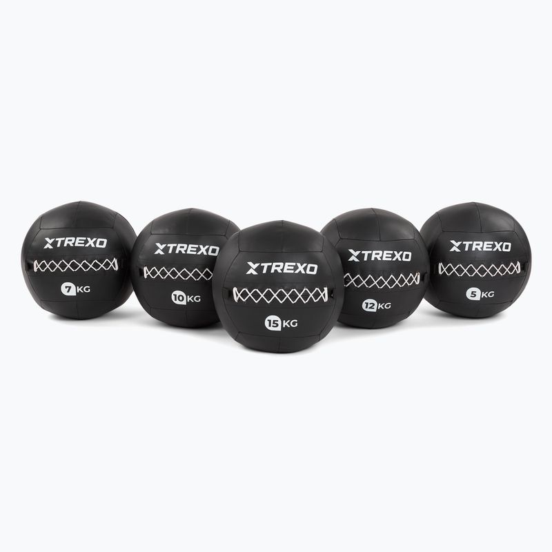 Медицинска топка XTREXO Wall Ball 5 kg black 5