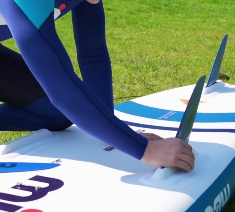 SUP дъска Mistral Sunburst Air 11'0“ blue/white 14