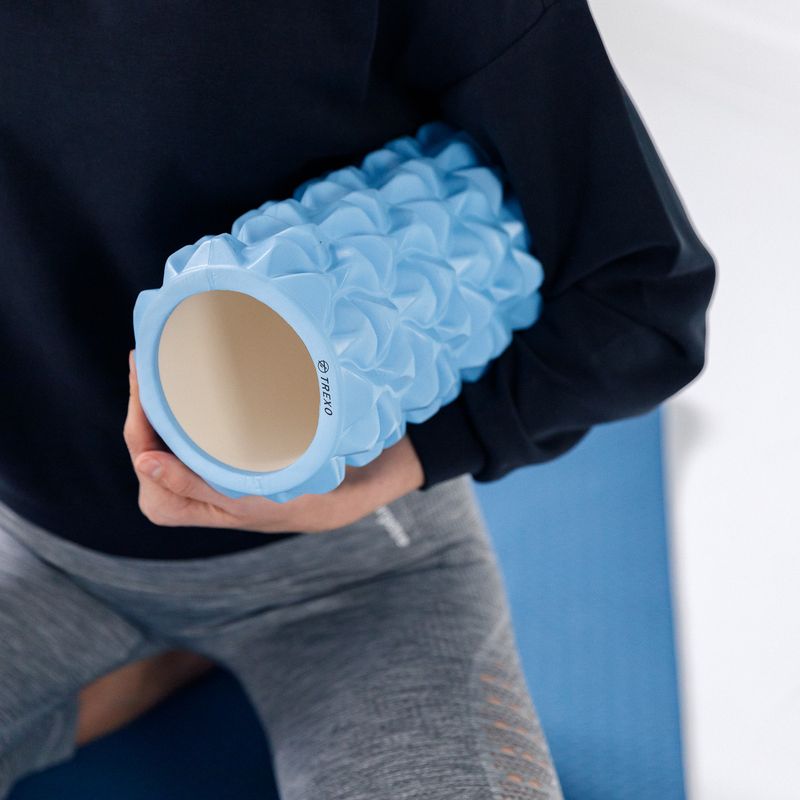 Масажен валяк XTREXO EVA PVC син 4