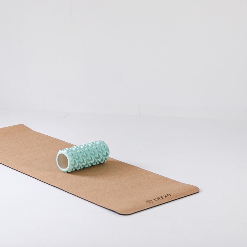 XTREXO EVA PVC зелен масажен валяк 12