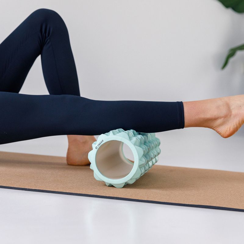 XTREXO EVA PVC зелен масажен валяк 7