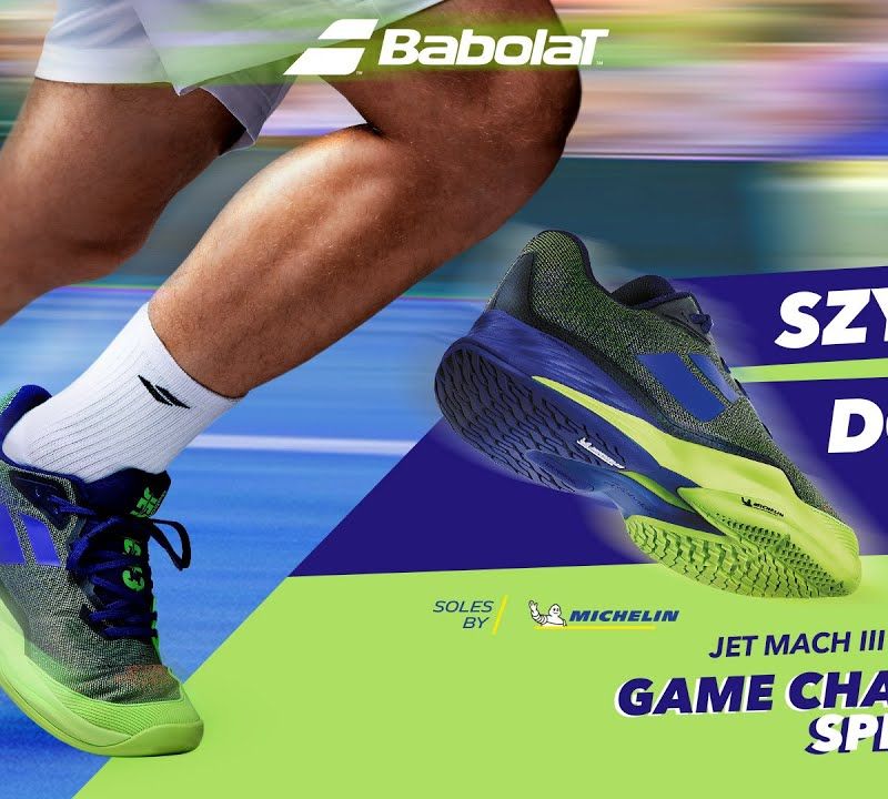 Детски обувки за тенис BABOLAT 22 Jet Mach 3 Clay blue ribbon 33S22730 10
