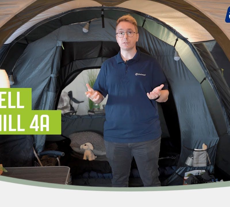 Outwell Starhill 4A палатка за къмпинг за 4 човека, тъмносиня 111302 12