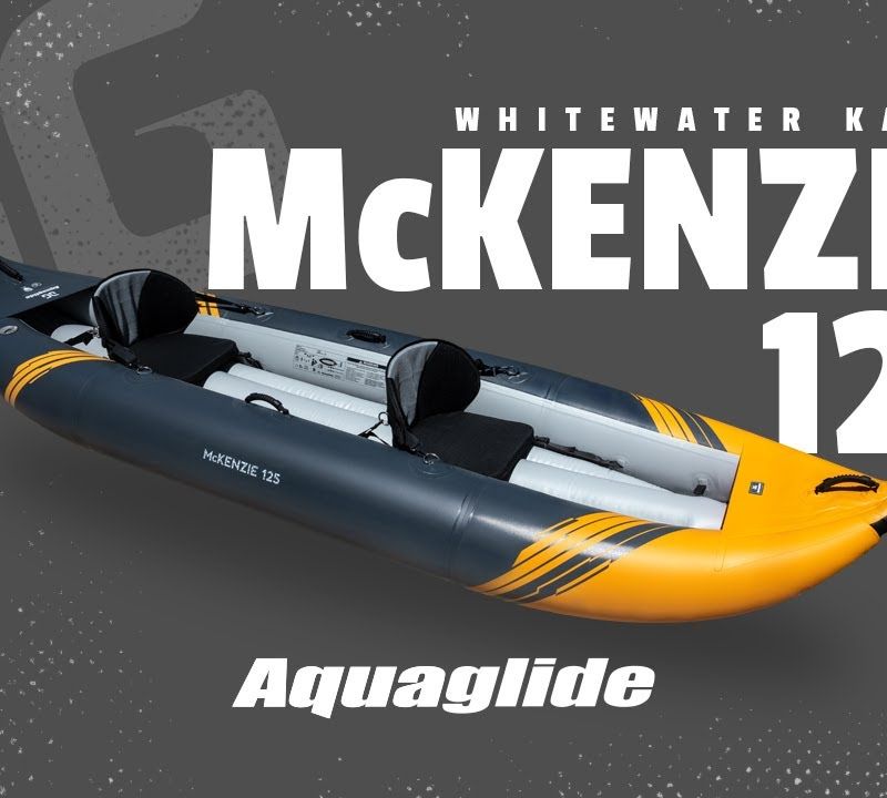 Aquaglide McKenzie 125 grey 584120129 Надуваем каяк за 2 лица 8
