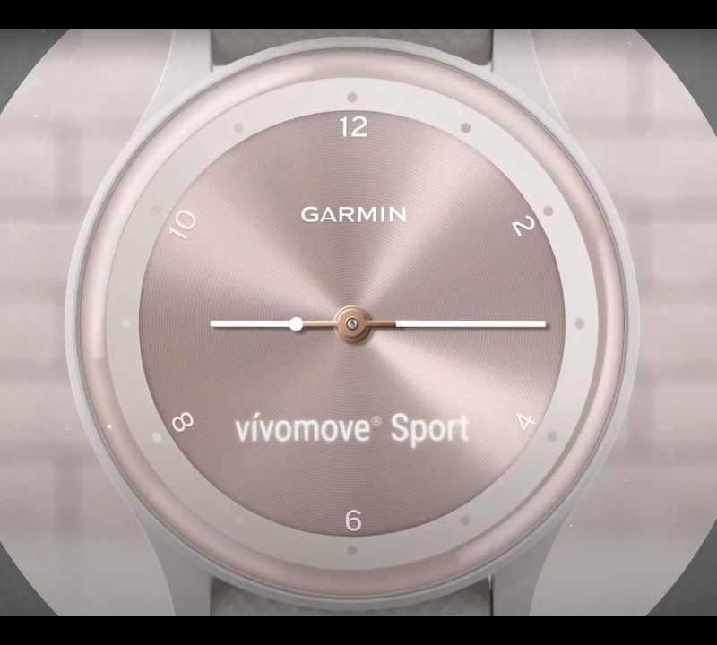 Garmin Vivomove Sport часовник черен 010-02566-00 8