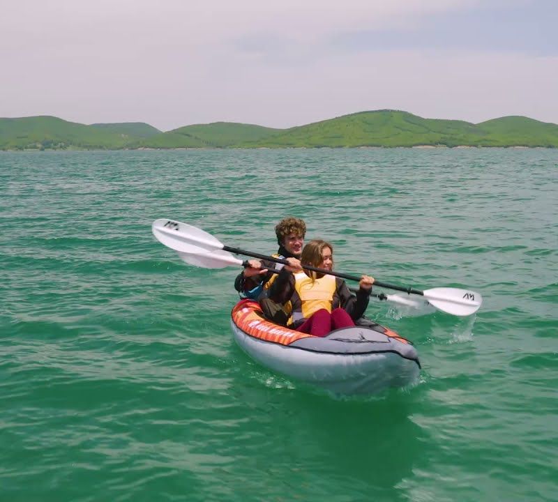 Aqua Marina Touring Kayak Надуваем каяк за 1 човек, оранжев Memba-330 19