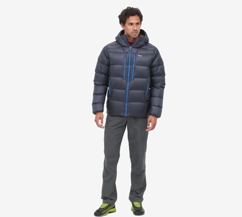 Patagonia мъжко пухено яке Fitz Roy Down Hoody passage blue 10