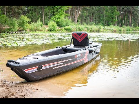 Хибриден каяк/SUP/Bodyboard за 1 човек Pure4Fun TRI Purpose черен P4F160020 6