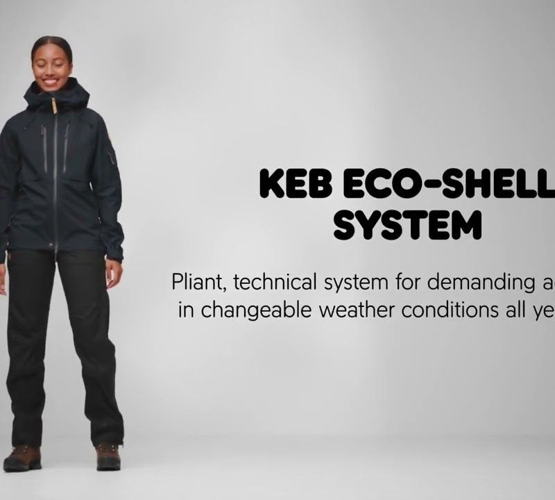 Мъжко дъждобранно яке Fjällräven Keb Eco-Shell deep forest 11