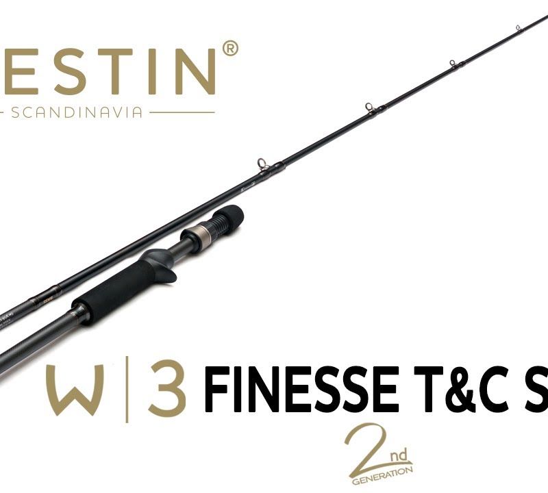 Westin W3 Finesse-T T&C 2nd 2sec спинингов прът черен W361-0712-ML 9