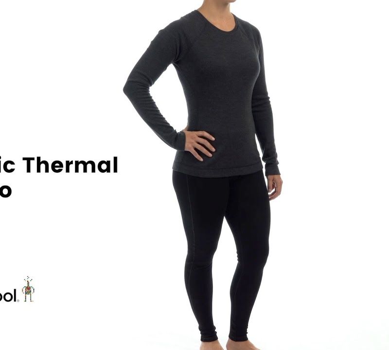 Дамска термо тениска Smartwool Merino 250 Baselayer Crew Boxed black 16370 8