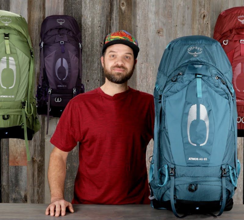 Мъжка раница за трекинг Osprey Atmos AG 65 l venturi blue 10