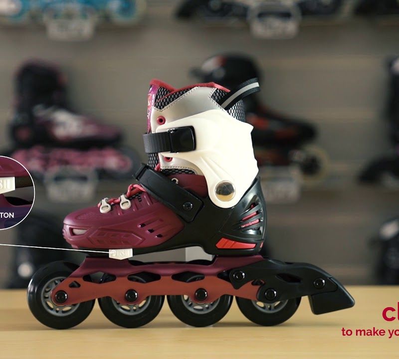 Детски ролкови кънки FILA J One black/red 14