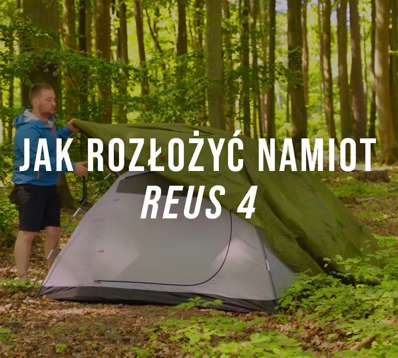 Alpinus Reus 4 туристическа палатка за 4 човека зелена 13