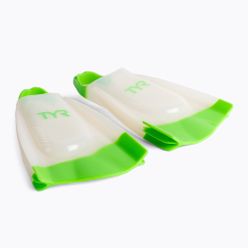 Плавници за плуване TYR Hydroblade в бяло и зелено LFHYD