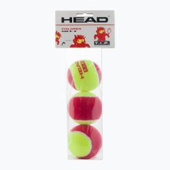 HEAD Tip 3 бр. червени/жълти детски топки за тенис 578113