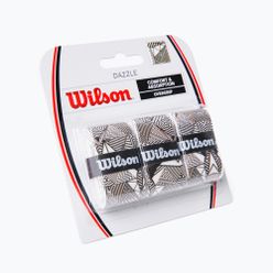 Обвивка за тенис ракета Wilson Dazzle Overgrip в черно и бяло WR8404401