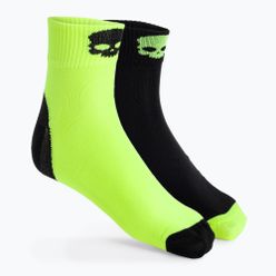 Мъжки чорапи за тенис HYDROGEN Box Performance 2 чифта черни/жълти R03800D56