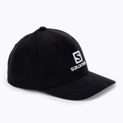 Salomon Лого бейзболна шапка черно LC1655800